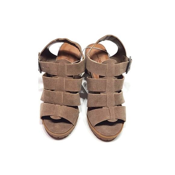 Universal Threads Anastasia taupe heeled sandals women's 6 NWT - Picture 3 of 8